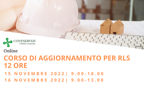 CORSO DI AGGIORNAMENTO PER RLS | 12 Ore | Online