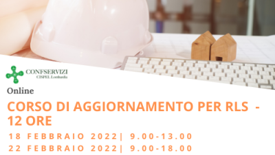 CORSO DI AGGIORNAMENTO PER RLS – ONLINE