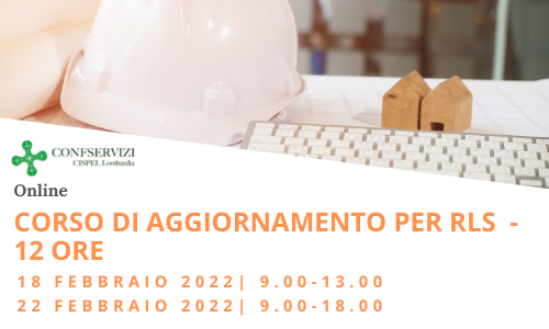 CORSO DI AGGIORNAMENTO PER RLS – ONLINE