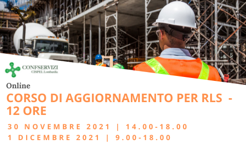 CORSO DI AGGIORNAMENTO PER RLS – Online