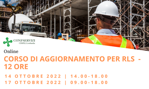 CORSO DI AGGIORNAMENTO PER RLS | ONLINE