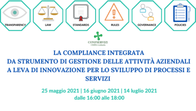 TERZO APPUNTAMENTO – CICLO DI INCONTRI SULLA COMPLIANCE INTEGRATA