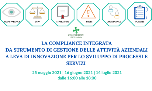 TERZO APPUNTAMENTO – CICLO DI INCONTRI SULLA COMPLIANCE INTEGRATA