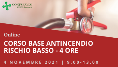CORSO BASE ANTINCENDIO RISCHIO BASSO – Online