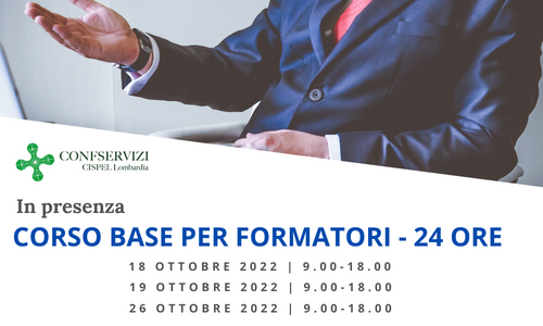 CORSO BASE PER FORMATORI | 24 Ore | In presenza