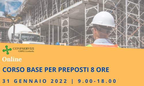 CORSO DI FORMAZIONE BASE PER PREPOSTI – Online