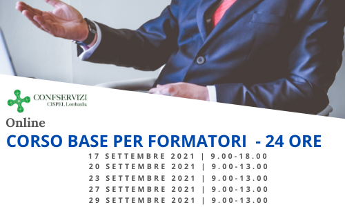 CORSO BASE PER FORMATORI – ONLINE