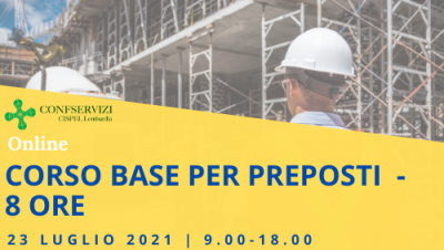 CORSO DI FORMAZIONE BASE PER PREPOSTI – Online