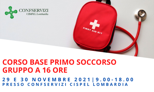 CORSO BASE PRIMO SOCCORSO GRUPPO A – 16 ORE