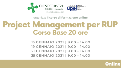 PROJECT MANAGEMENT PER RUP – CORSO BASE – 20 ORE