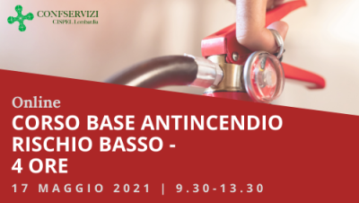CORSO BASE ANTINCENDIO RISCHIO BASSO – Online