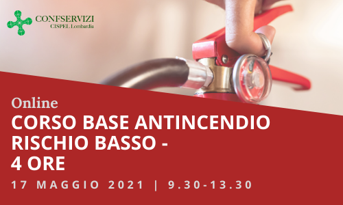 CORSO BASE ANTINCENDIO RISCHIO BASSO – Online