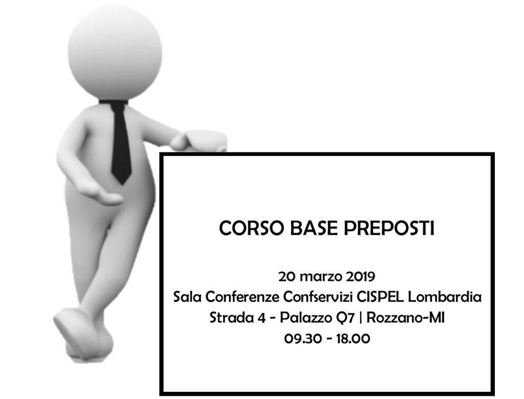CORSO BASE PER PREPOSTI