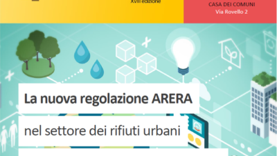 seminario LA NUOVA REGOLAZIONE ARERA NEL SETTORE DEI RIFIUTI URBANI E IL NUOVO METODO TARIFFARIO (MTR)