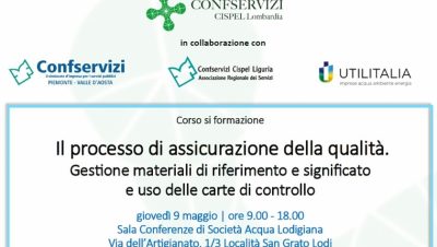 Il processo di assicurazione della qualità. Gestione materiali di riferimento e significato e uso delle carte di controllo