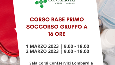 Corso base Primo Soccorso per aziende gruppo A