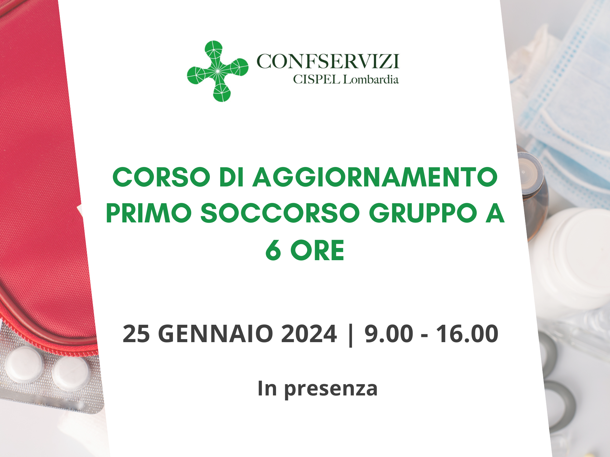 Corso di aggiornamento primo soccorso gruppo A