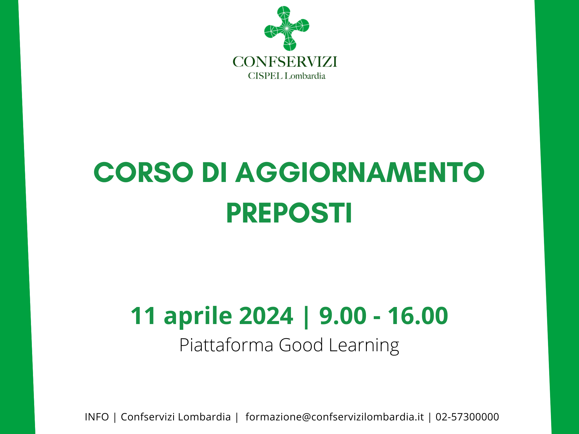 Corso di aggiornamento per Preposti