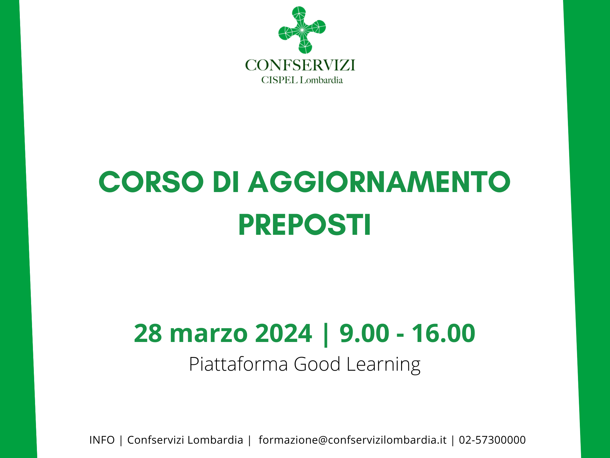 Corso di aggiornamento per Preposti