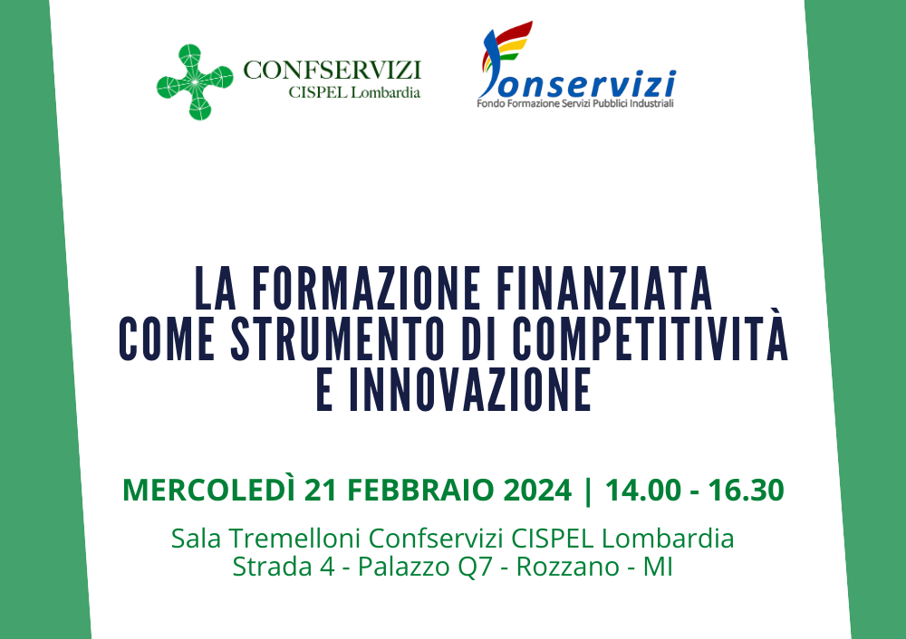 La formazione finanziata come strumento di competitività e innovazione