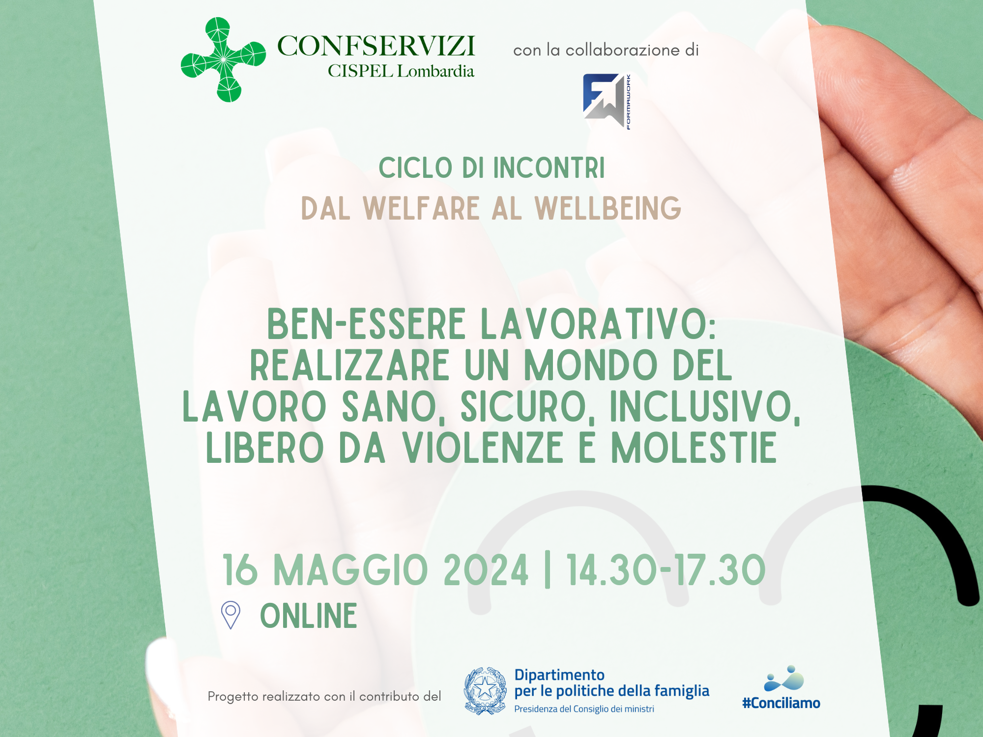 Ben-essere lavorativo: realizzare un mondo del lavoro sano, sicuro, inclusivo, libero da violenze e molestie