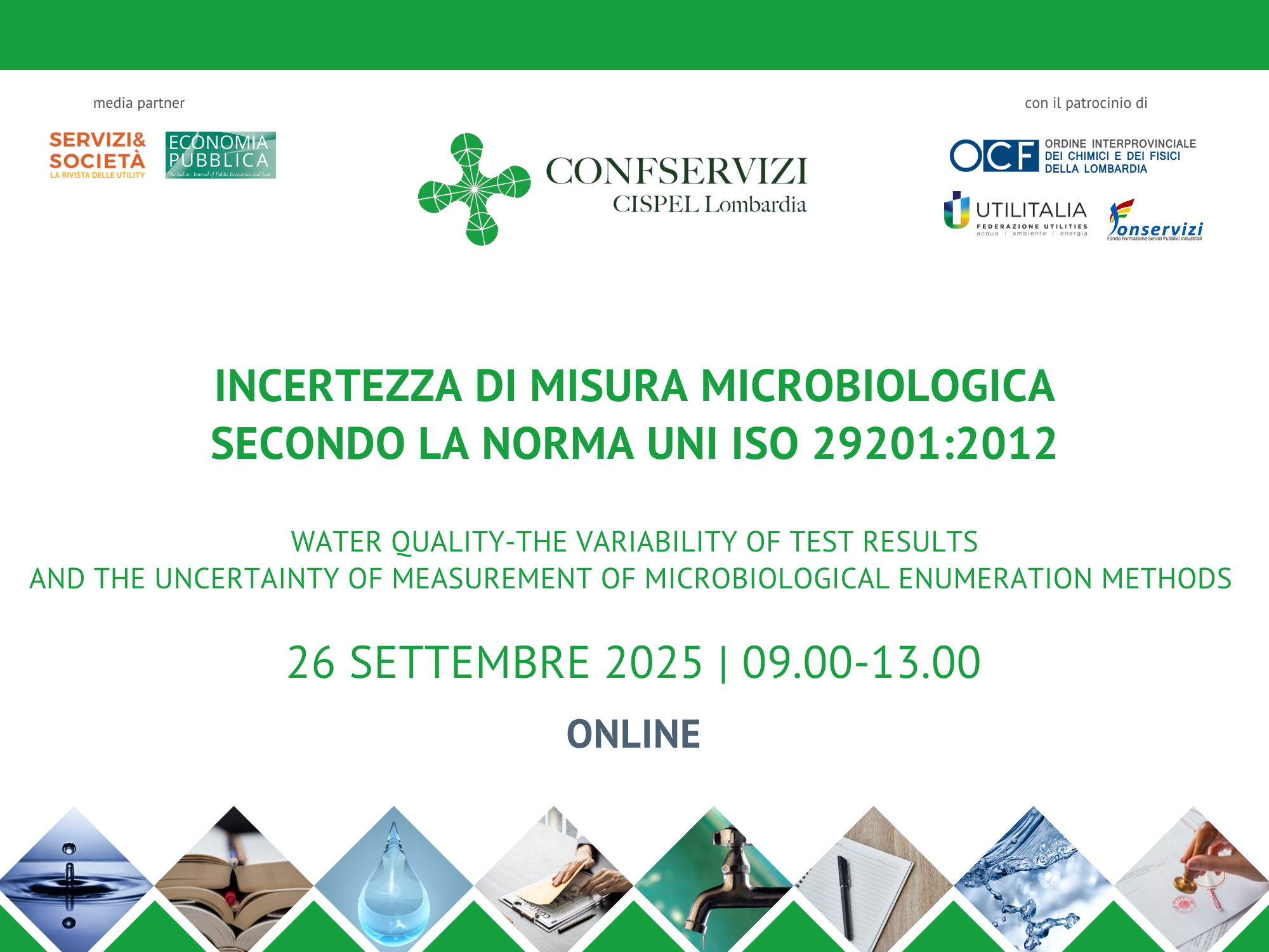 Incertezza di misura microbiologica secondo la norma UNI ISO 29201:2012