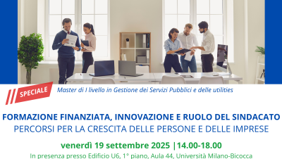 Formazione finanziata, innovazione e ruolo del sindacato: percorsi per la crescita delle persone e delle imprese