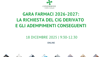 Gara farmaci 2026-2027: la richiesta del CIG derivato e gli adempimenti conseguenti
