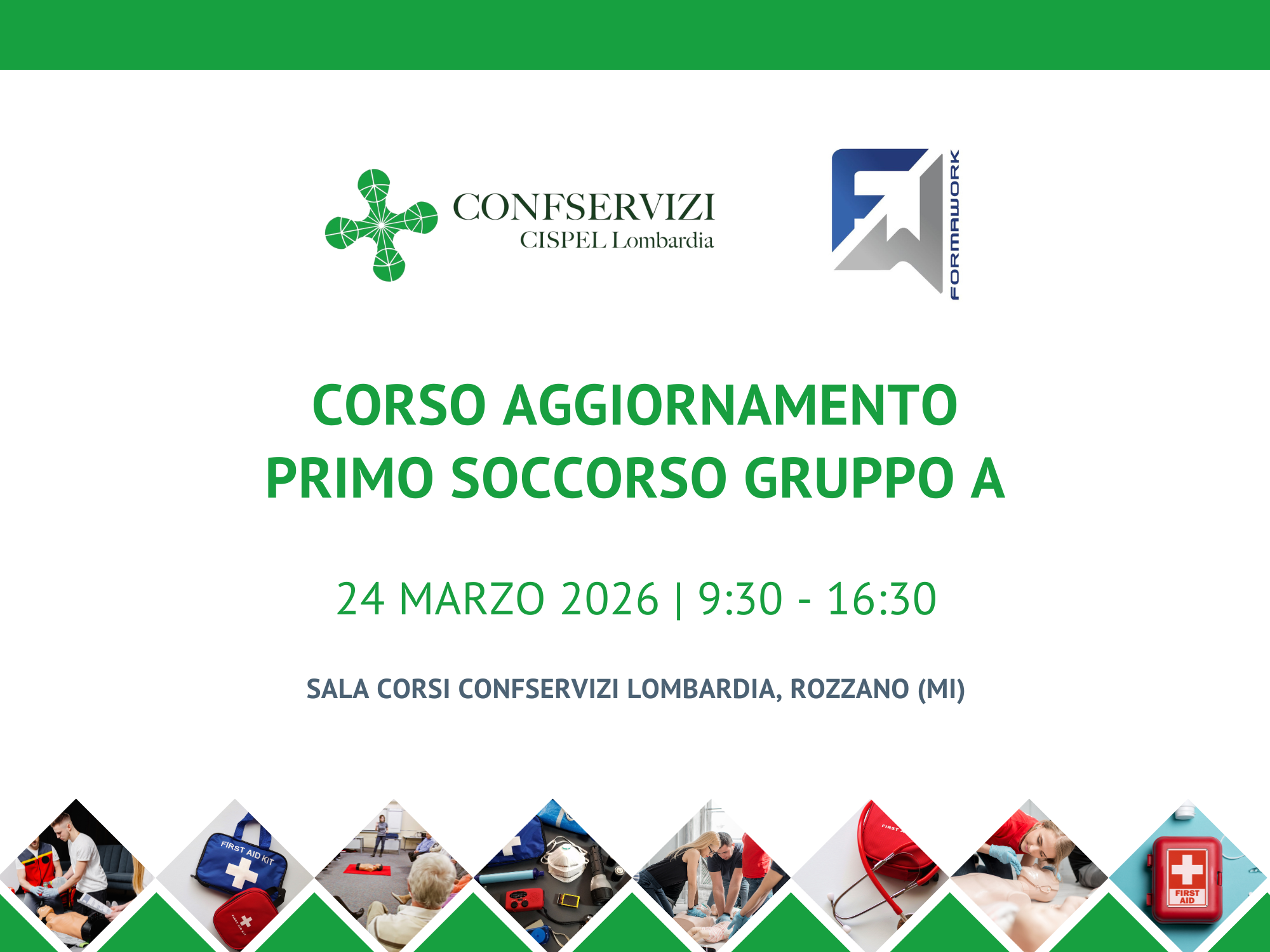 Corso di aggiornamento primo soccorso per aziende gruppo A