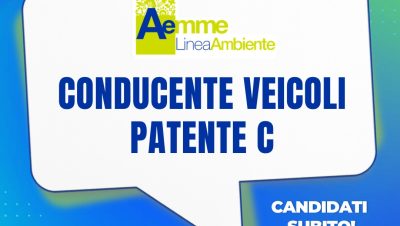 AEMME Linea Ambiente è alla ricerca di Conducenti di veicoli patente C, CQC e Carta tachigrafica