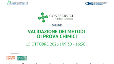 Corso "Validazione dei Metodi di Prova Chimici"