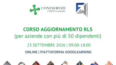 Corso di aggiornamento per RLS (aziende con più di 50 dipendenti)
