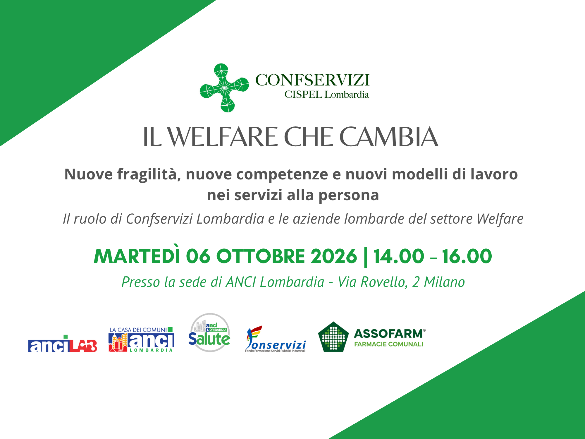 IL WELFARE CHE CAMBIA
